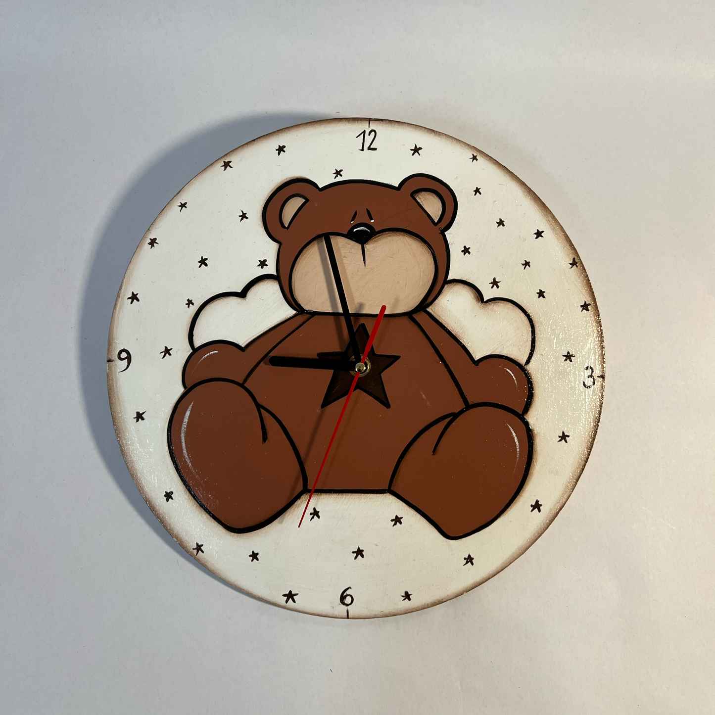 Orologio in legno bambini