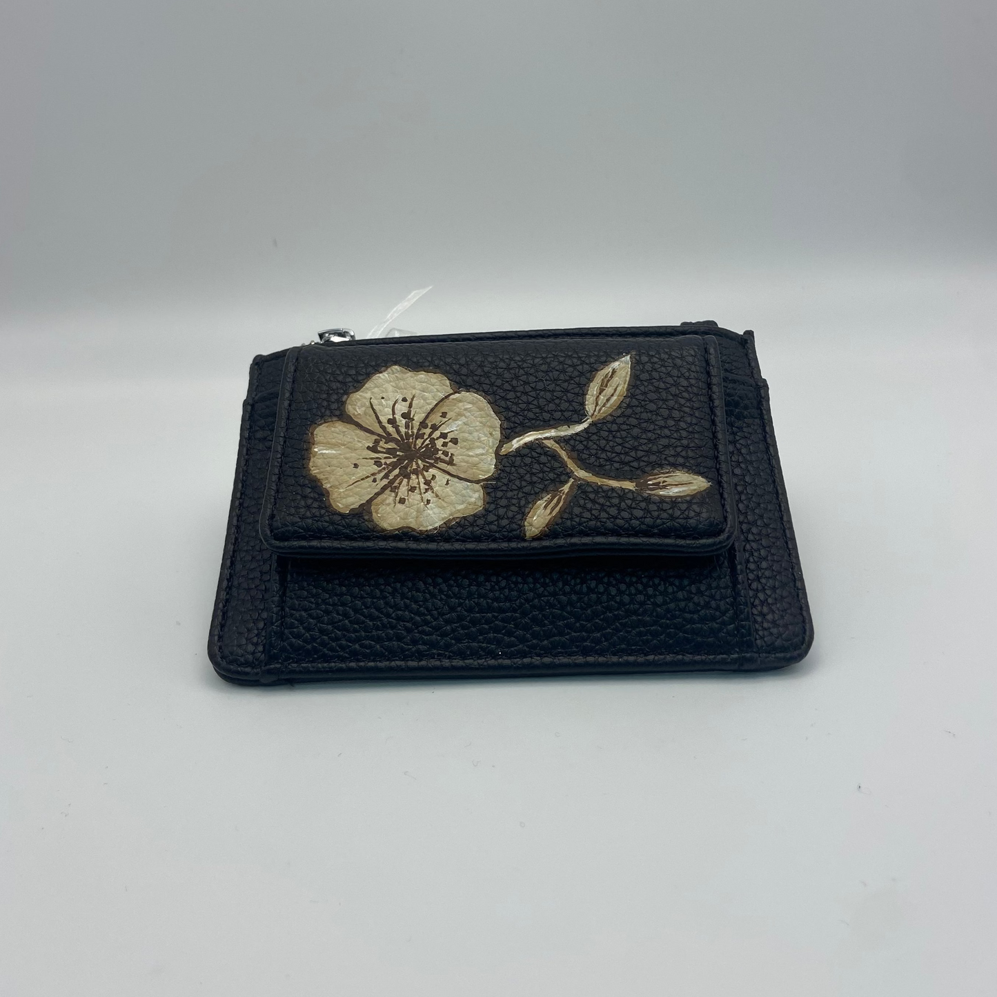 Portatessere Nero Fiori