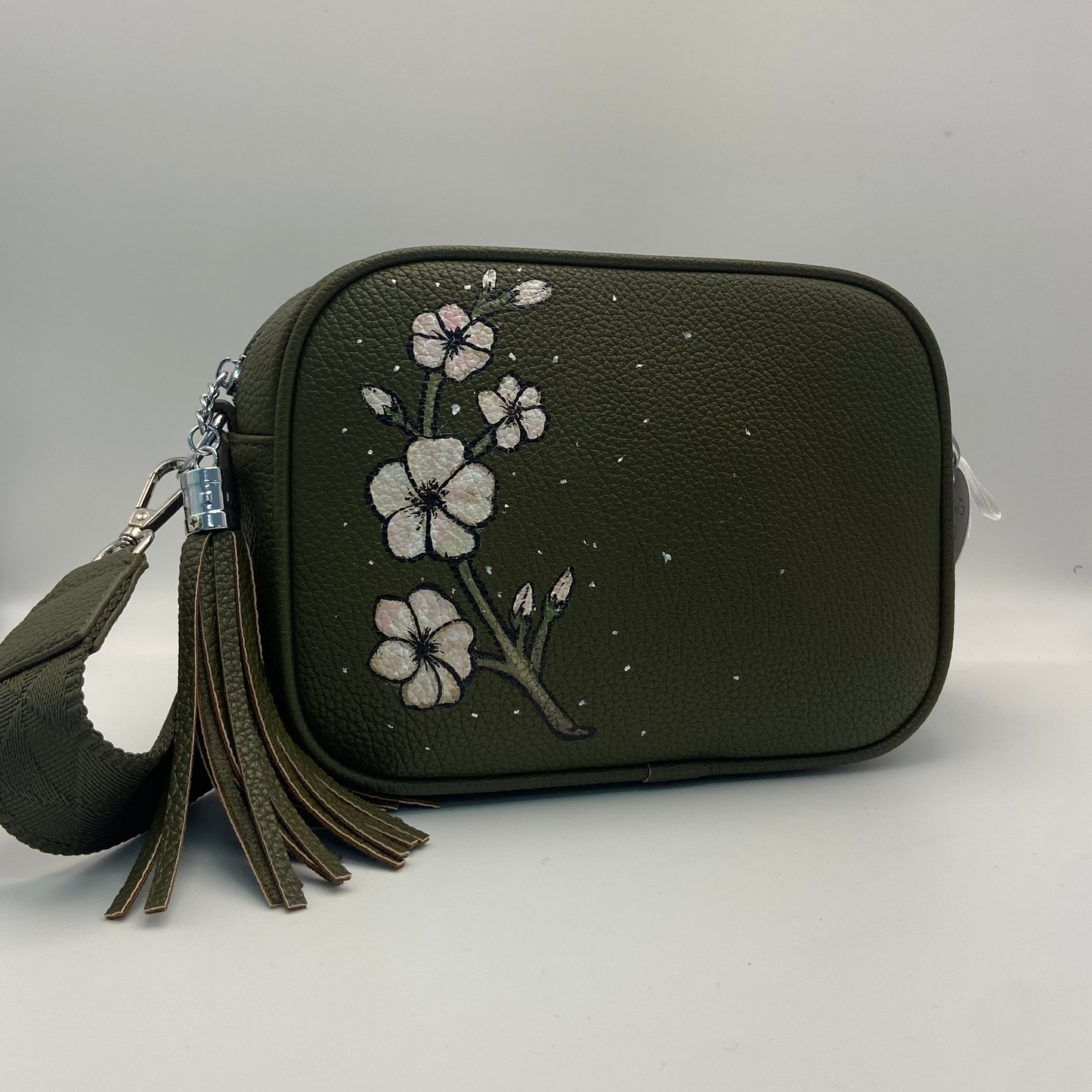 Borsa Verde Fiori