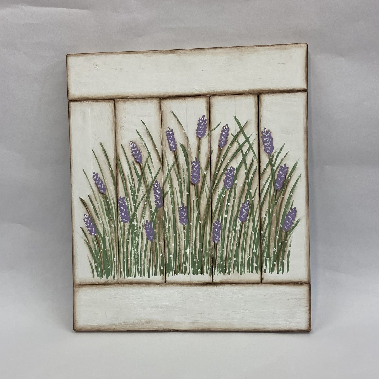 Quadro in legno Lavanda