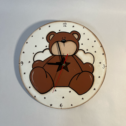 Orologio in legno bambini