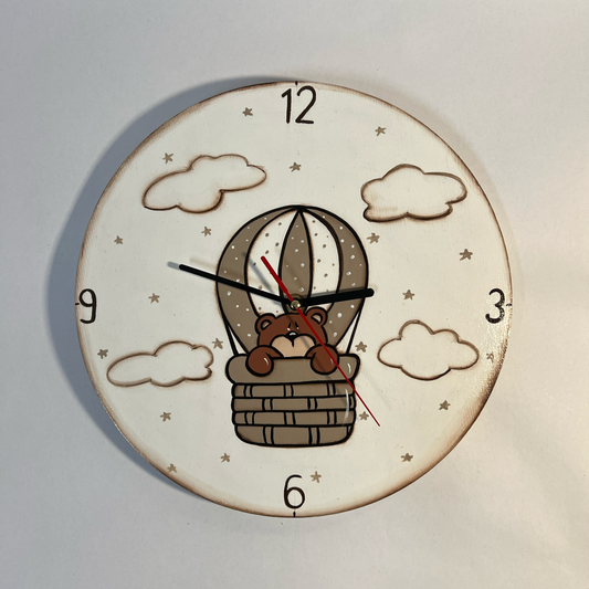 Orologio in legno bambini