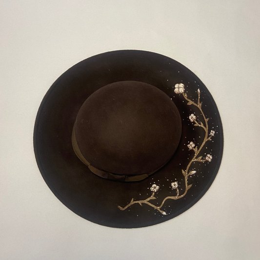 Cappello Marrone 100% Lana