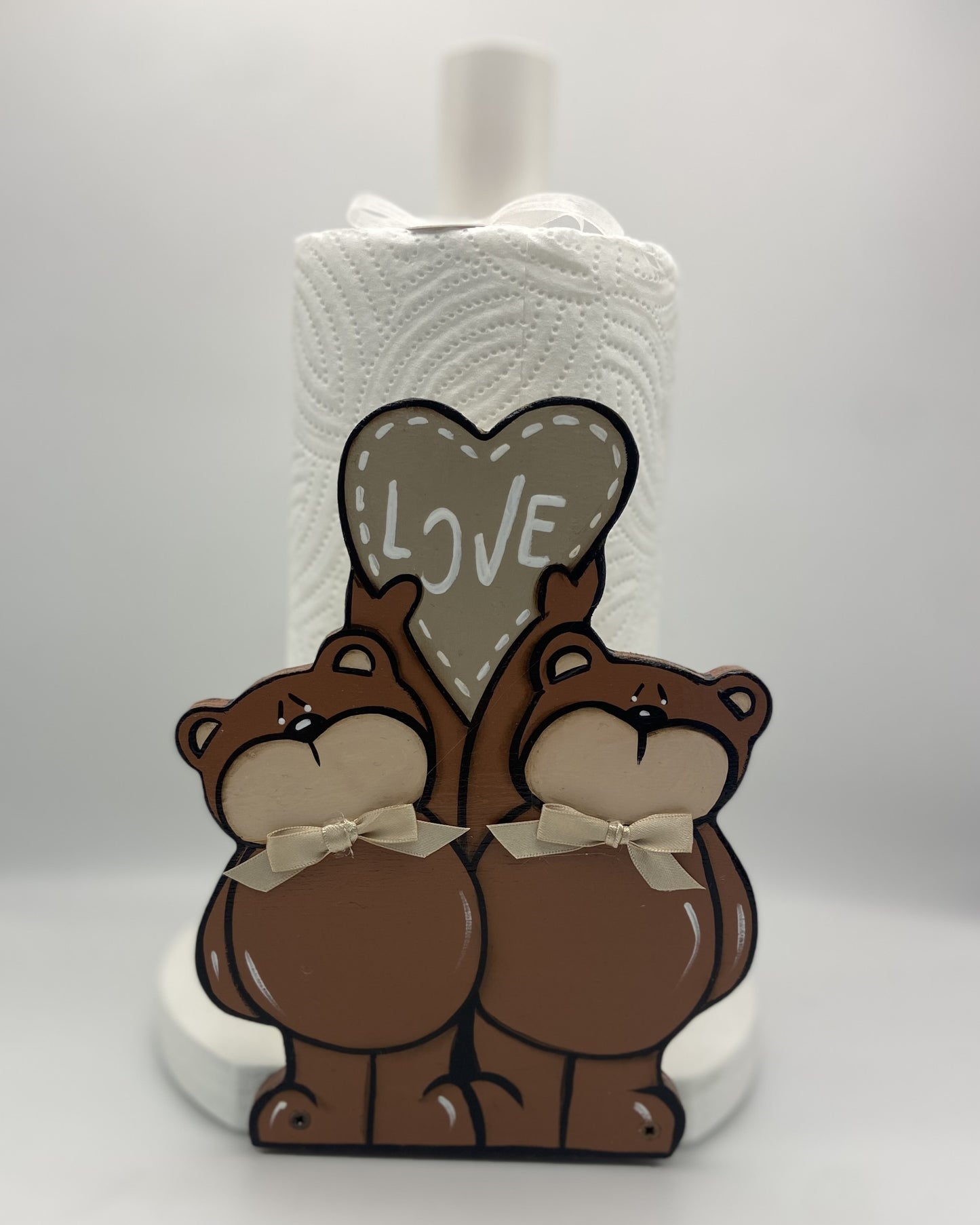 Portarotolo in legno