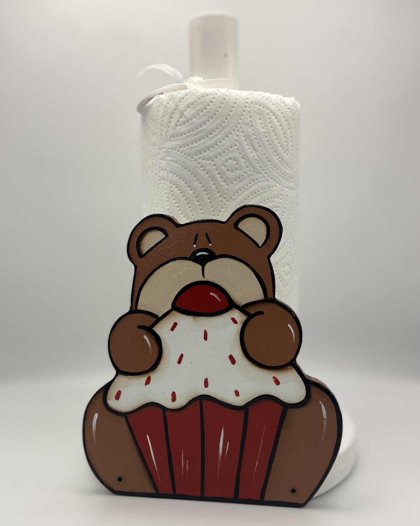 Portarotolo in legno