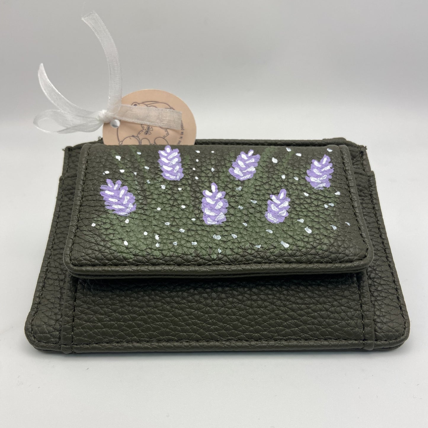 Portatessere Verde Lavanda